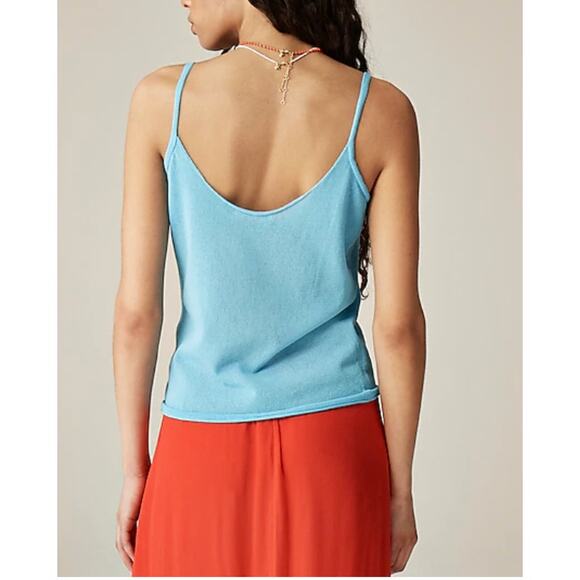 J Crew Cotton Gauze Tank Top XS NWOT Blouse CJ434 J.Crew Resort Travel Shirt - Picture 3 of 6